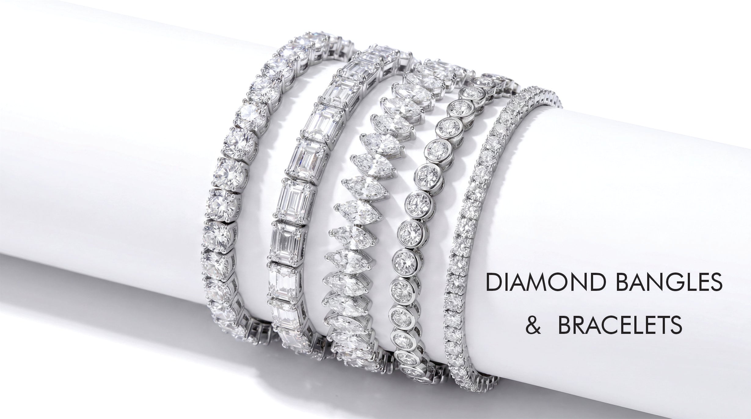 Diamond Bangles & Bracelets