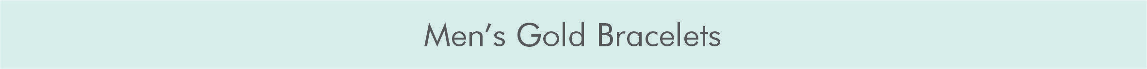 Men's Gold Bracelets