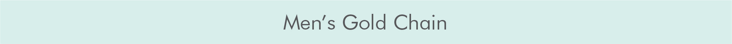Men's Gold Chain