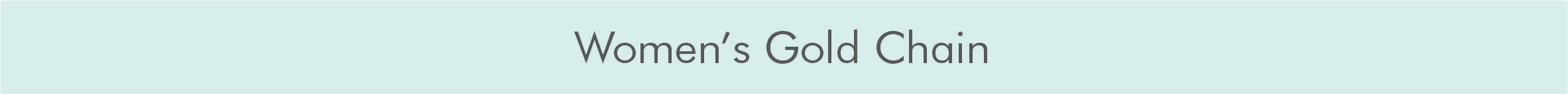 Women's Gold Chain
